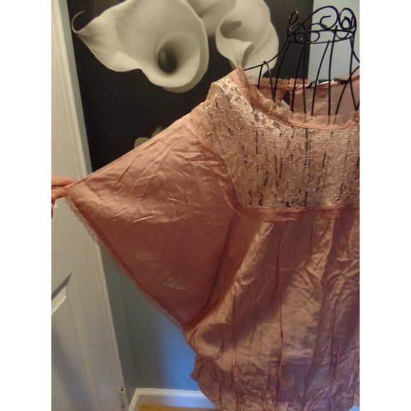 Rose Colored Blouse / Top XL - Picture 8 of 8
